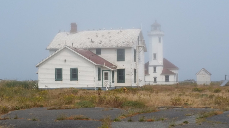 Fog Shrouded the Point Wilson Lighthouse