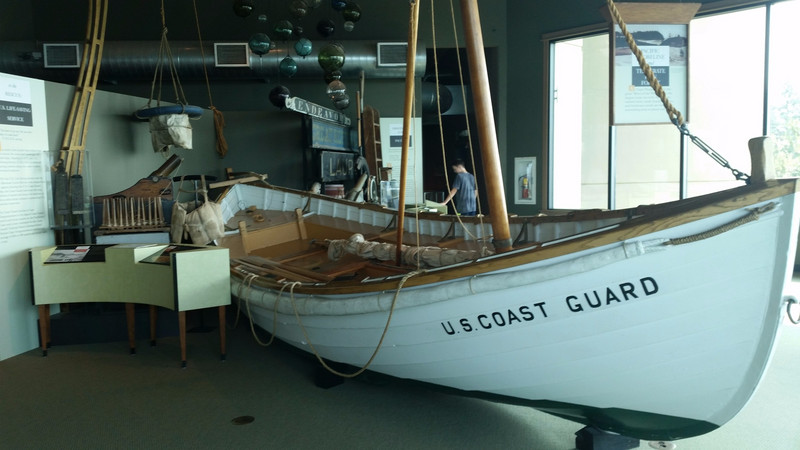 A Small Section of the Museum Addresses U.S. Coast Guard Activity in the Cape Disappointment Area