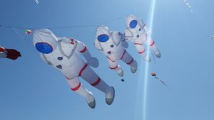 A Very Interesting Short Train of Inflatable Kites