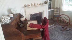 The Living Quarters Are Complete with Period Furnishings …