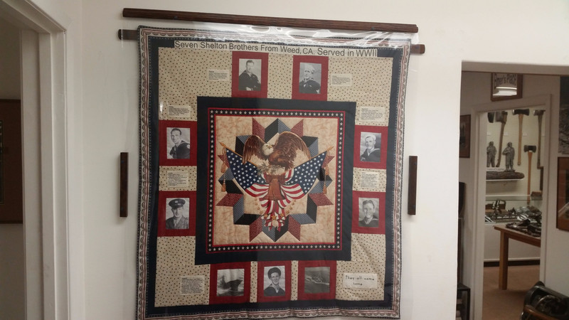 The Seven Shelton Brothers. However, Are Memorialized on a Quilt