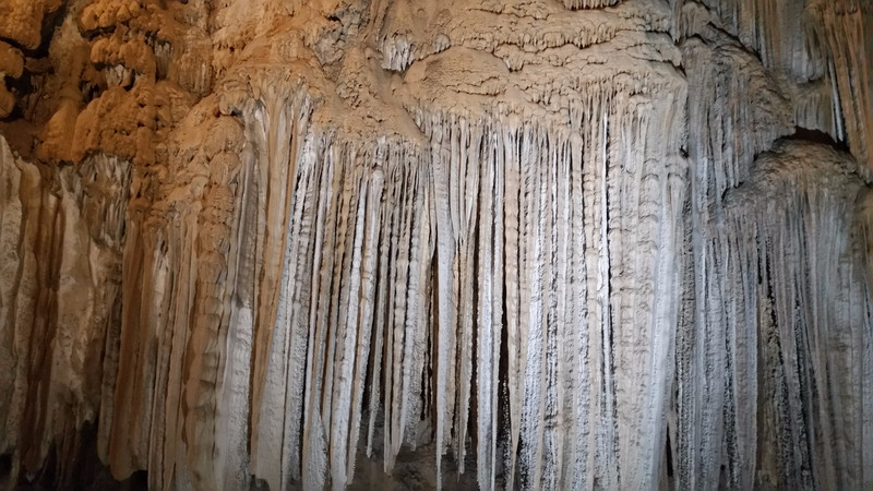 Stalactites Falling from the Clouds