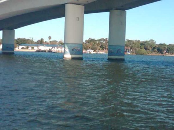 pretty bridge pillars in Daytona