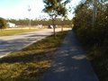 Highway & rare bike path/sidewalk