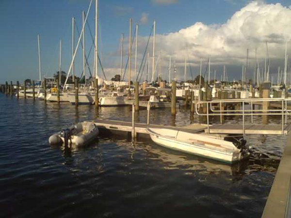'New' dinghy at Titusville