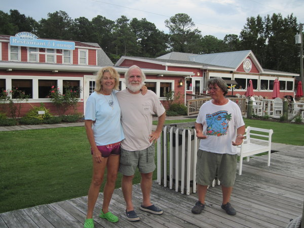 Gayle, Bill, Frank at Coinjock