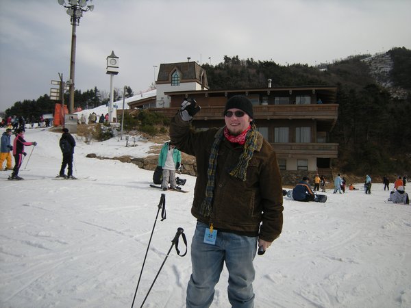 Skiing Cowboy American