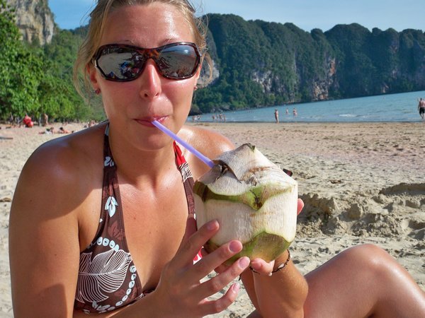 Been drinking coconut juice nearly every day!