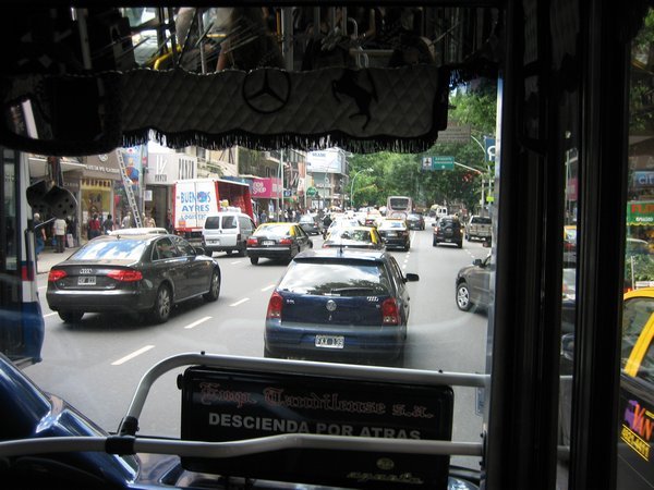 View from the 152 bus to downtown