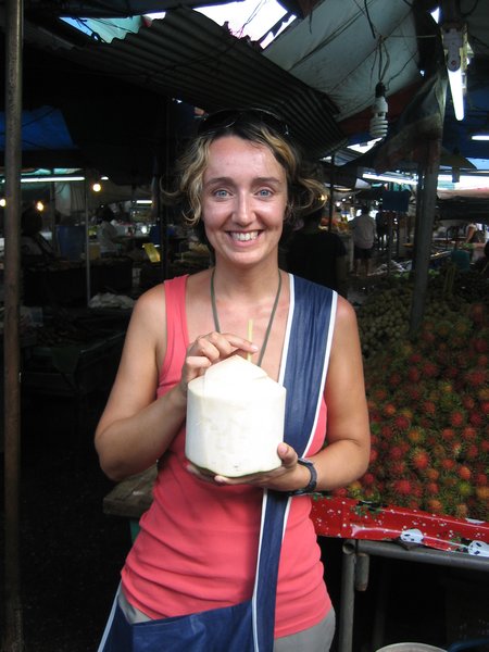Coconut at Krabi Market