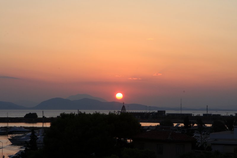 Sunset from our balcony 2