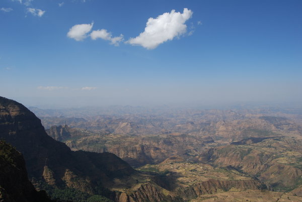 Ascending into the Simien Mountains