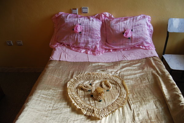 My Axum hotel bed