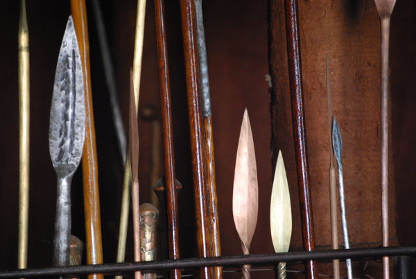 Spears from the 52 Bugandan clans