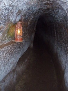 The underground tunnels