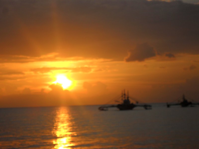 Sunset in Bunganay.