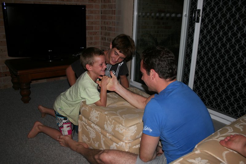 Arm Wrestling with Uncle Marty