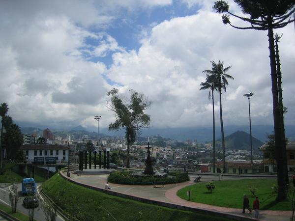 The hills of Manizales are spectacular