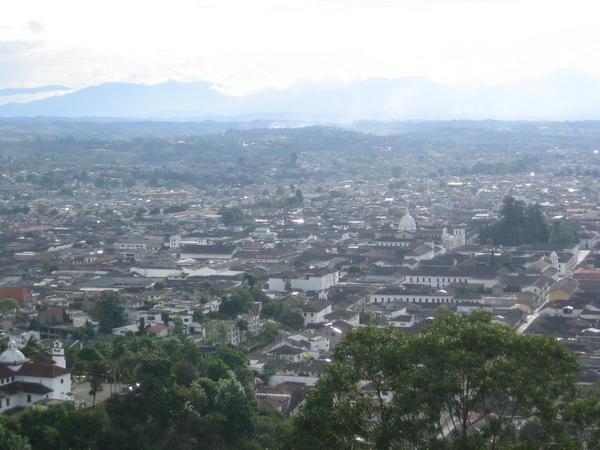 Popayan from the 3 Crosses
