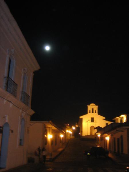 La Ermita at Night W/ Full Moon Again