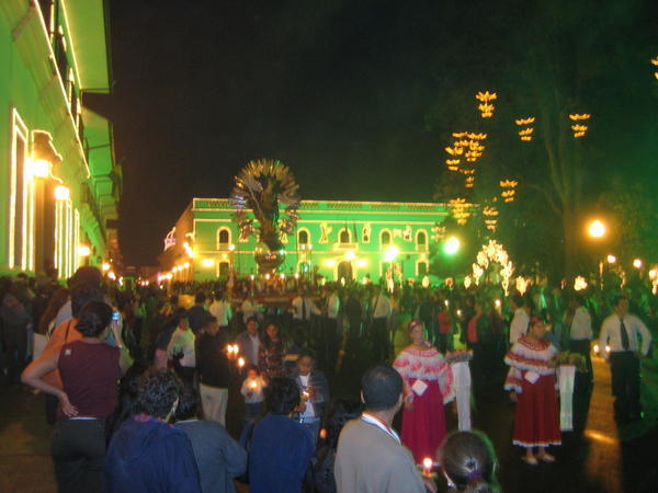 Christmas procession