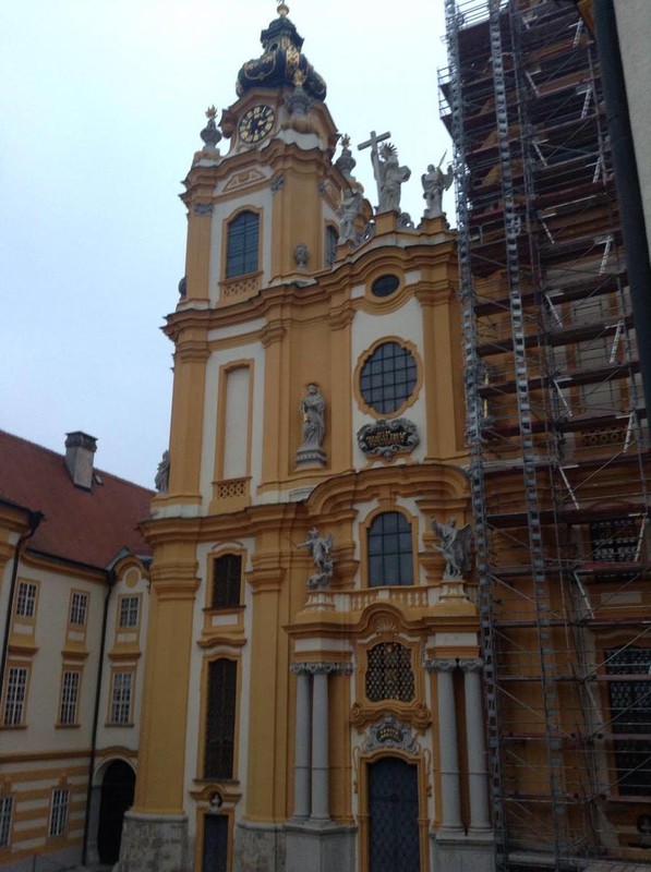 Melk Abbey view from the balcony