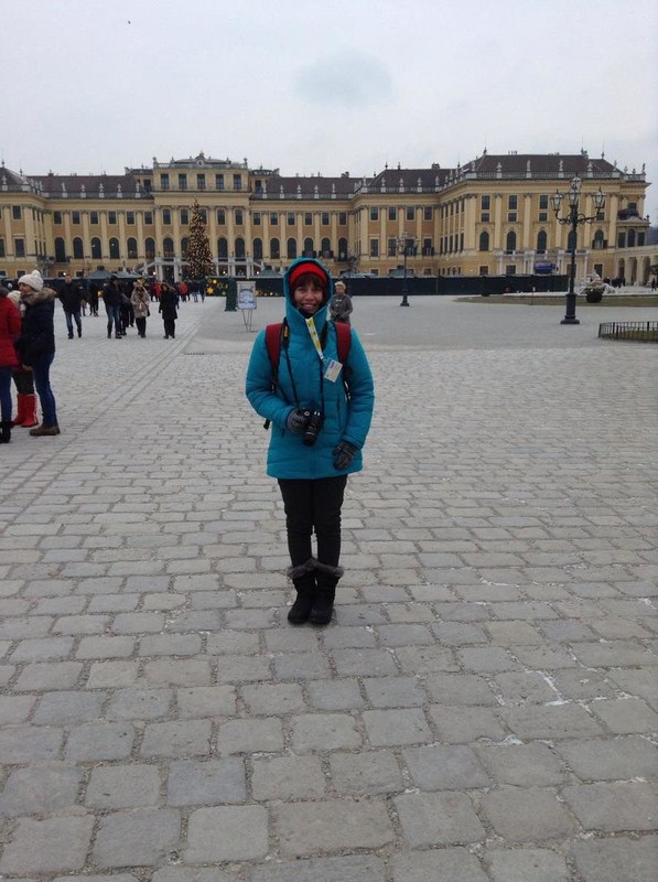 Ashleigh at Schonbrunn Palace