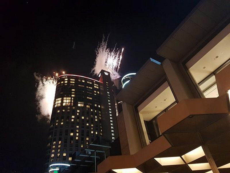 Melbourne CBD fireworks