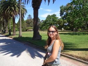 Fran in Botanical Gardens