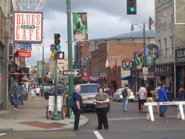 View down Beale Street