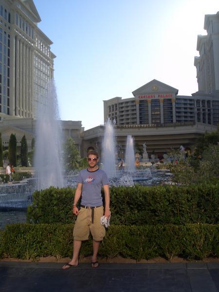 Me looking casual outside Caesars Palace