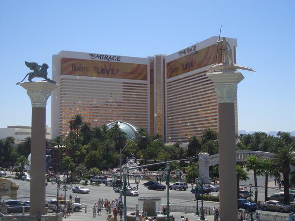The famous Mirage casino and resort