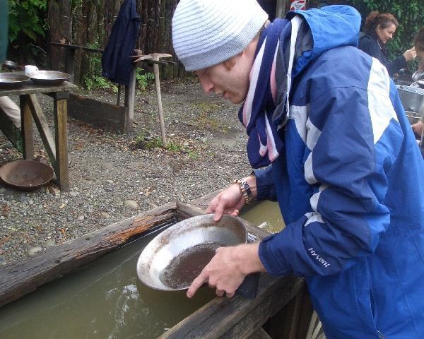 Me panning for gold