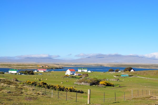 Darwin House, our first night on the Falkland Islands