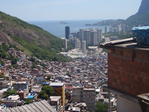 View of the favela