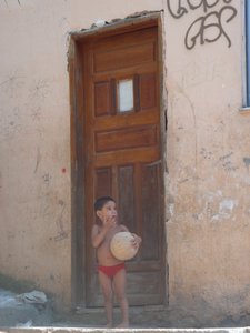 Little boy in the favela
