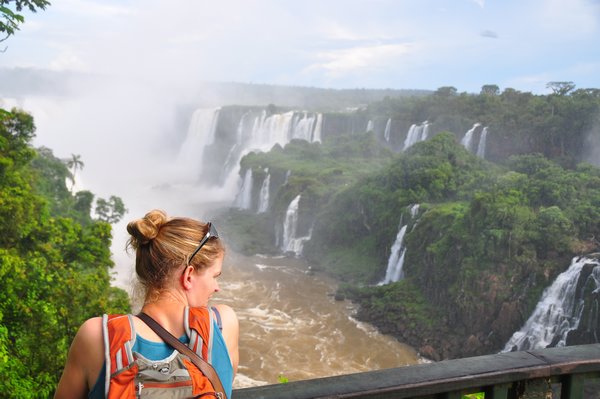 Beautiful day at Iguazu Falls