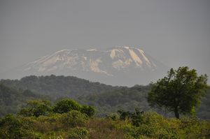 View of Kilimanjaro from Arusha National Park