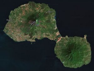 Ometepe from space