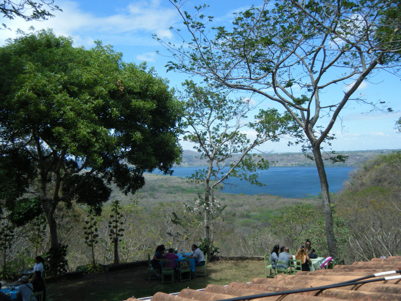closer view of crater lake Masaya