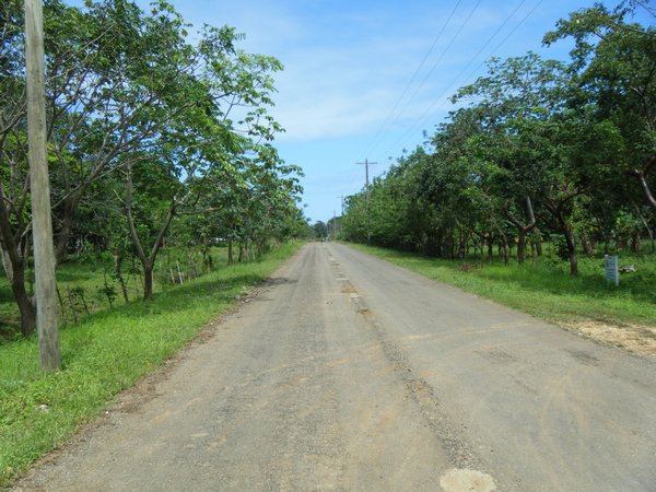 The road to the airport
