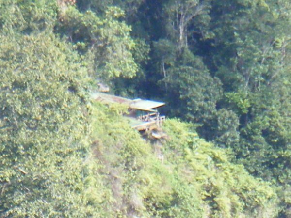 The lodge on top of cliff