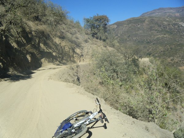 The bike trail ahead