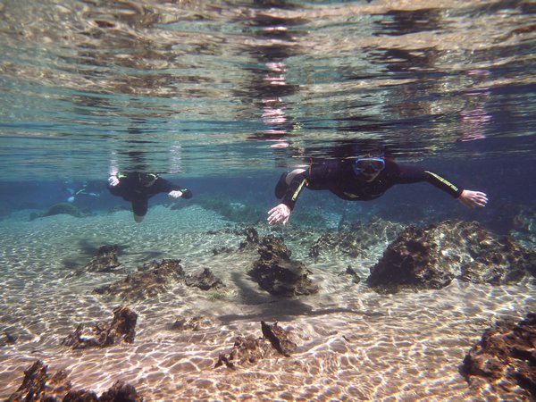 Freshwater snorkling in Bonito