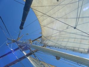 Schooner sails