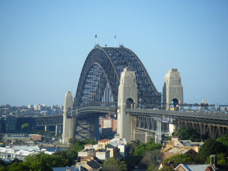 Harbour bridge from Observatory