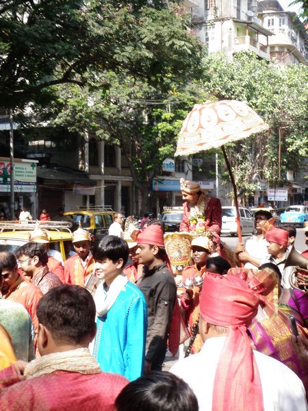 Indian Wedding on streets of Mumbai
