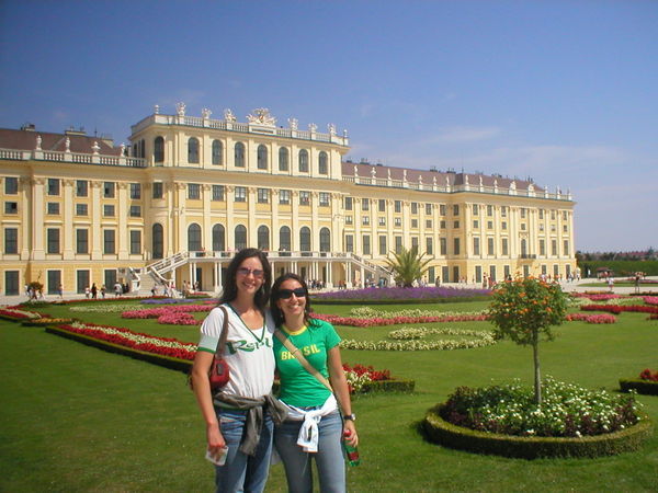 Dani and I at Schonbrunn Palace