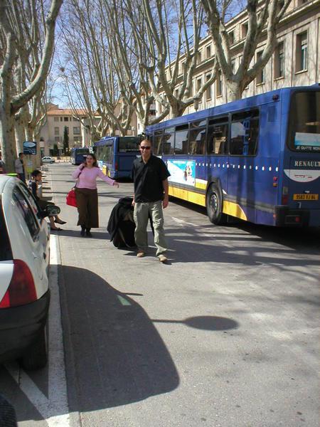 arriving in Avignon