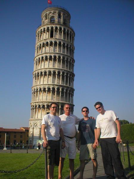 Pisa with the men of my life!